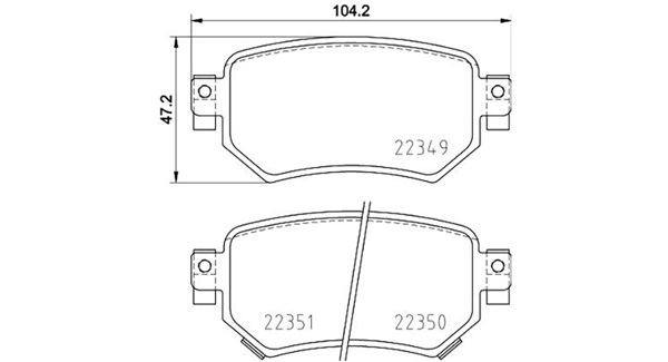 Brake Pad Set, disc brake