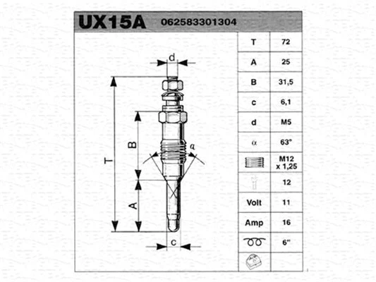Glow Plug (062583301304)
