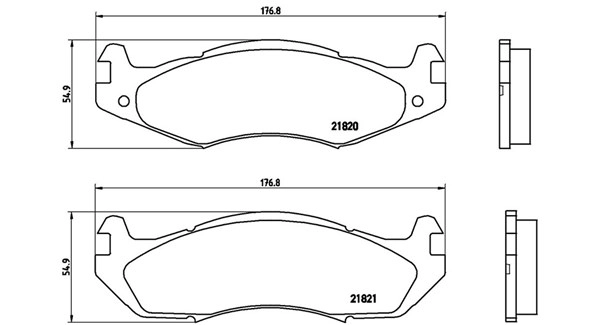 Brake Pad Set, disc brake (363700437001)