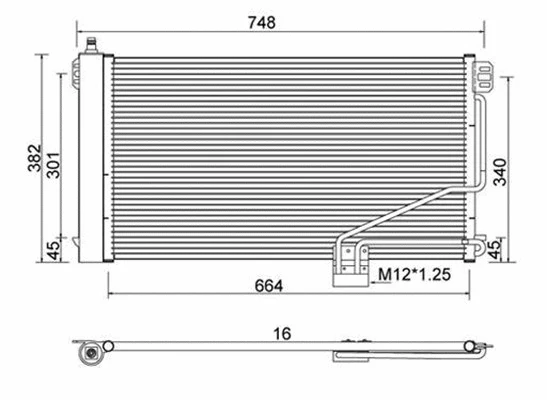 Condenser, air conditioning (359003221060)