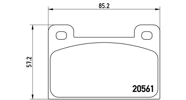 Brake Pad Set, disc brake (363700485006)