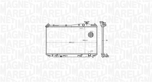 Radiator, engine cooling