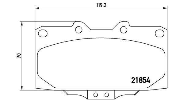 Brake Pad Set, disc brake (363700456034)