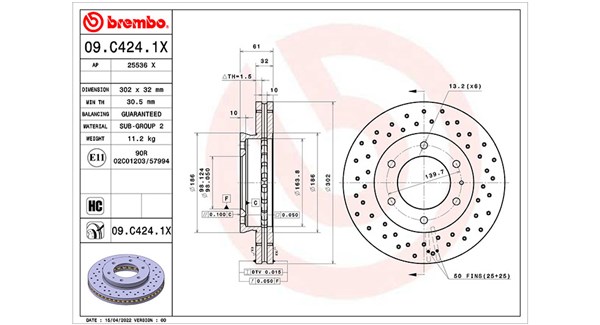 Brake Disc (360406179002)