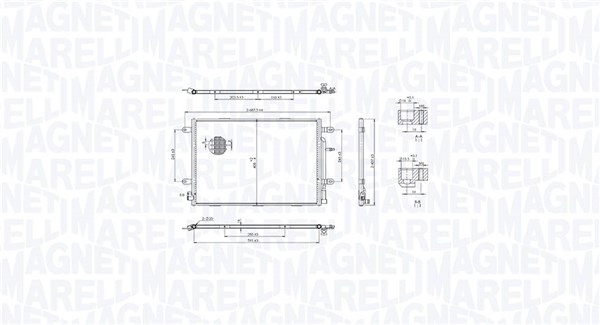 Condenser, air conditioning (350203103500)