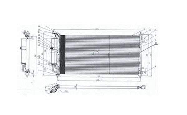 Condenser, air conditioning (359003221220)