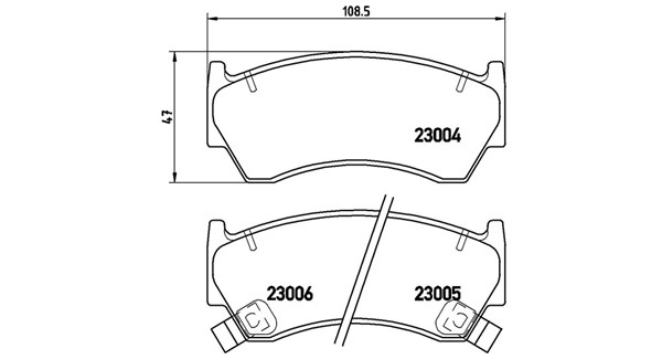 Brake Pad Set, disc brake (363700456033)