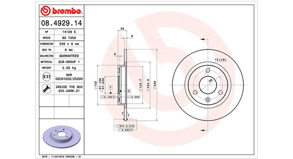 Brake Disc (360406017700)