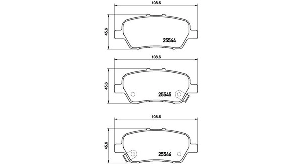 Brake Pad Set, disc brake (363700428094)