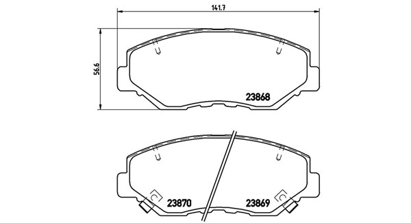 Brake Pad Set, disc brake