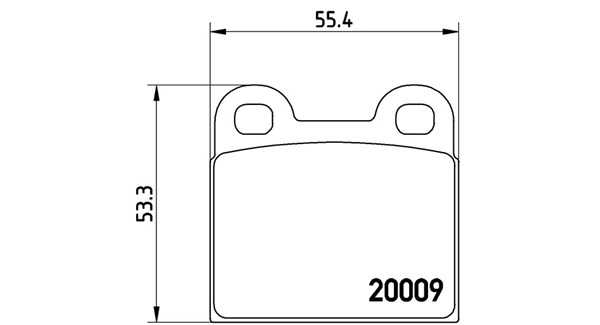 Brake Pad Set, disc brake (363700406001)