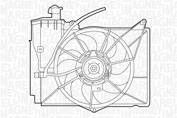 Fan, engine cooling (069422360010)