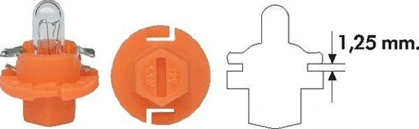 Bulb, instrument lighting (002053300000)