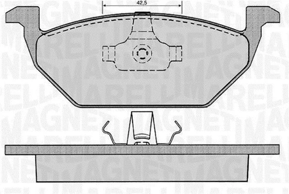 Brake Pad Set, disc brake (363916060515)