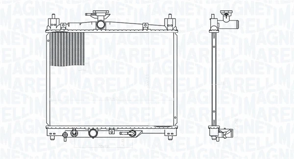 Radiator, engine cooling (350213176300)