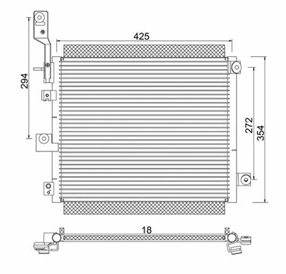 Condenser, air conditioning (359003220920)