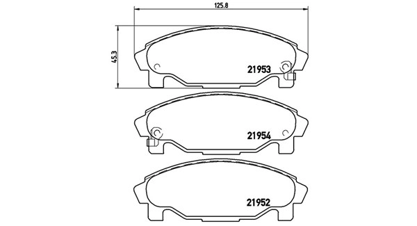 Brake Pad Set, disc brake (363700416007)