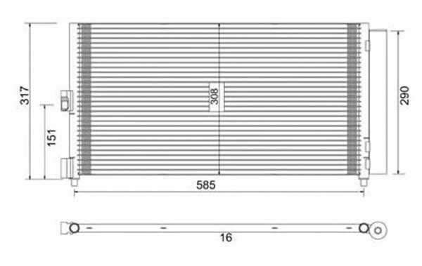Condenser, air conditioning (359003220570)