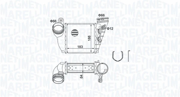 Charge Air Cooler (351319204870)