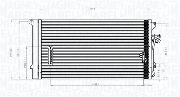 Condenser, air conditioning (350203743000)