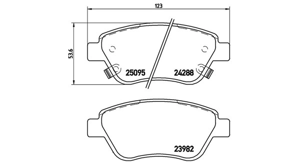 Brake Pad Set, disc brake (363700466001)