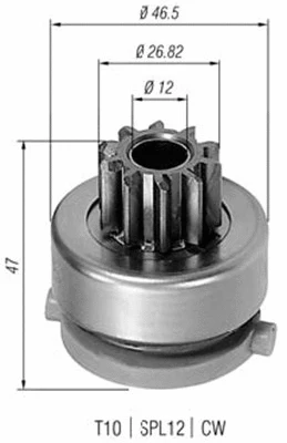 Pinion, starter (940113020423)