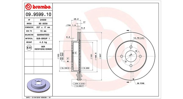Brake Disc (360406046200)