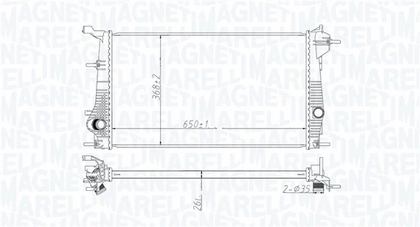 Radiator, engine cooling