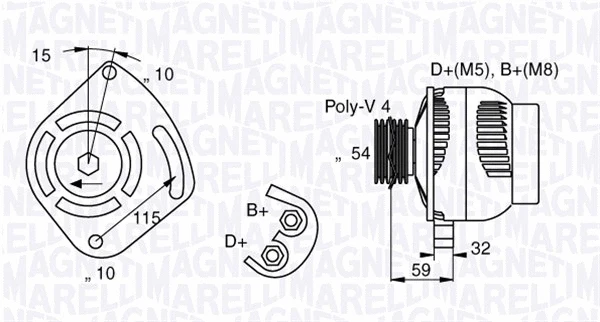 Alternator (063377001010)
