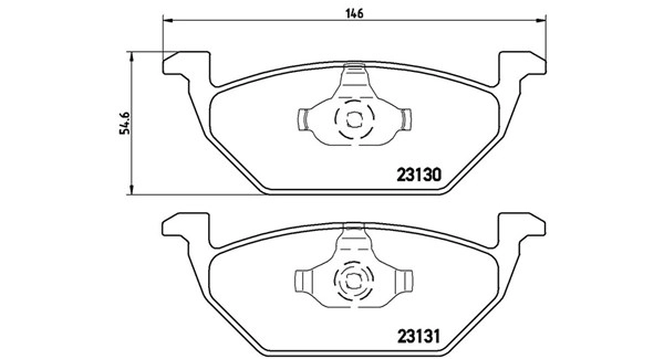 Brake Pad Set, disc brake (363700585041)