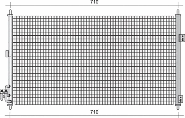 Condenser, air conditioning (350203430000)