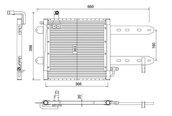 Condenser, air conditioning (359003221520)