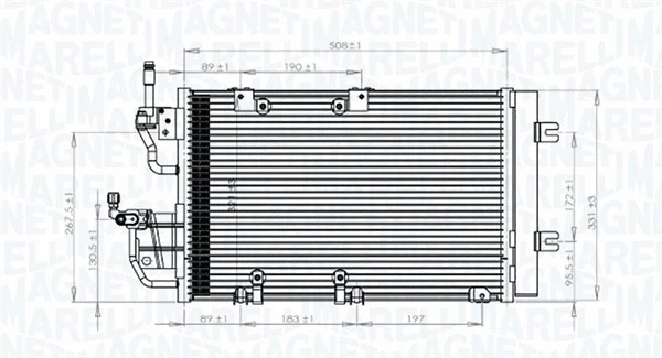 Condenser, air conditioning (350203771000)