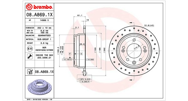 Brake Disc (360406177802)