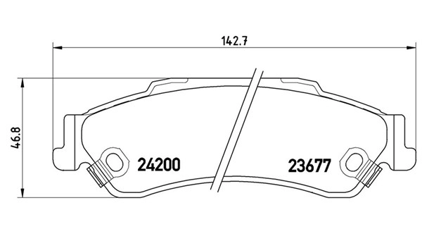 Brake Pad Set, disc brake (363700410002)