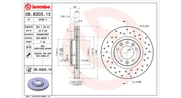 Brake Disc (360406041402)