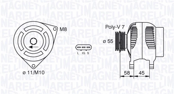 Alternator (063377434010)