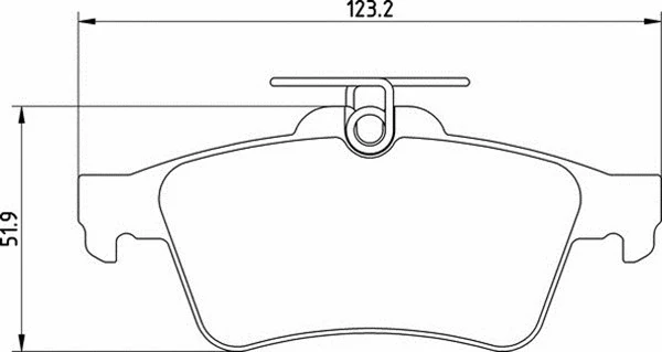 Brake Pad Set, disc brake (363700201489)