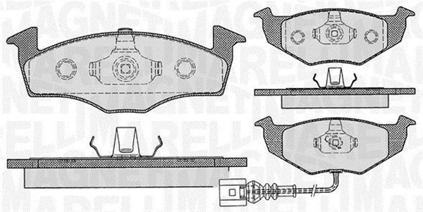 Brake Pad Set, disc brake (363916060396)