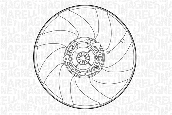 Fan, engine cooling (069422435010)