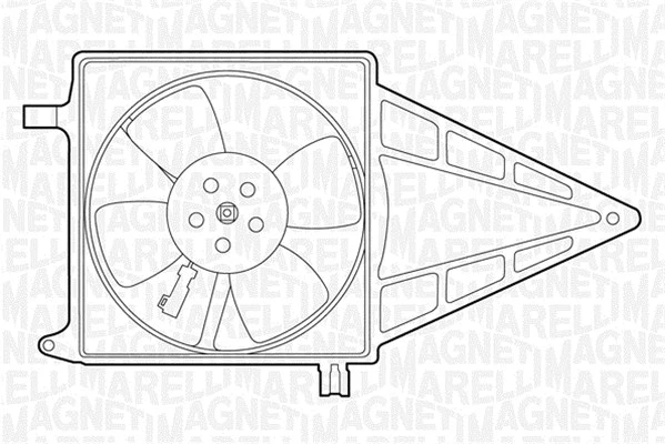 Fan, engine cooling (069422211010)