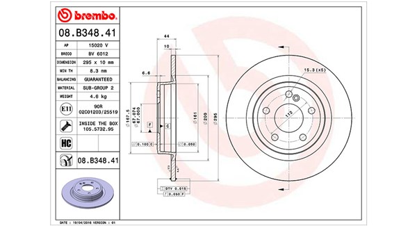Brake Disc (360406114101)