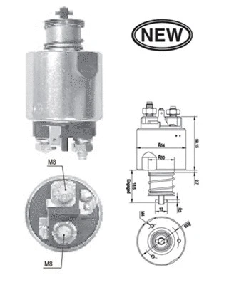 Solenoid Switch, starter (940113050552)