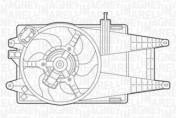 Fan, engine cooling (069422049010)