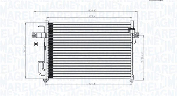 Condenser, air conditioning (350203846000)