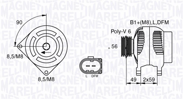 Alternator (063533250010)