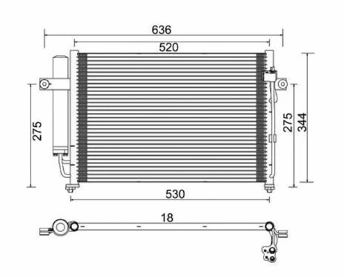 Condenser, air conditioning (359003220870)