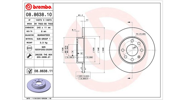 Brake Disc (360406039200)