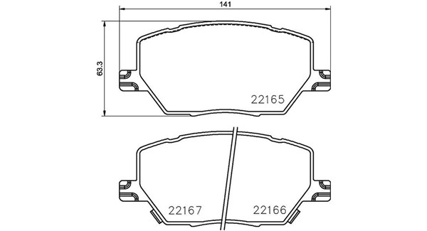 Brake Pad Set, disc brake