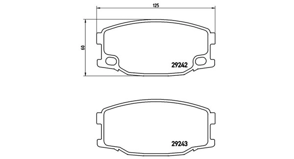 Brake Pad Set, disc brake (363700454035)